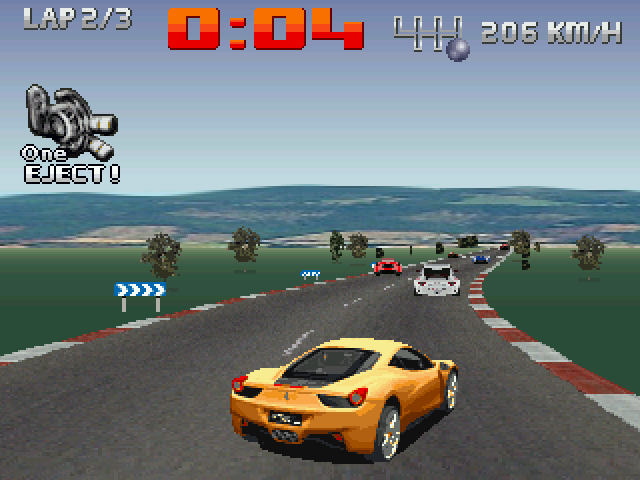 Racer 2 atari screenshot